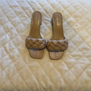 Marc Fisher Tan Braided Women's Sandals